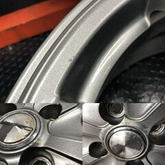 DUNLOP PRD 社外ホイール 16インチ 4本 6J4HPCD100+45 ライズ ロッキー アクア ヤリス カローラフィールダー フィット等　(SHK005)の画像