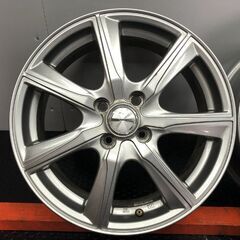 DUNLOP PRD 社外ホイール 16インチ 4本 6J4HPCD100+45 ライズ ロッキー アクア ヤリス カローラフィールダー フィット等　(SHK005)の画像