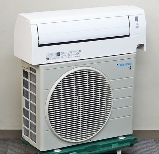 (45)DAIKIN【AN25ZCBKS-W】ダイキン 水内部クリーン フィルター自動お掃除 室内機コンパクトサイズ ルームエアコン おもに8畳用 2022年製 取付販売