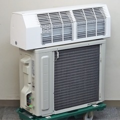 (45)DAIKIN【AN25ZCBKS-W】ダイキン 水内部クリーン フィルター自動お掃除 室内機コンパクトサイズ ルームエアコン おもに8畳用 2022年製 中古品販売の画像
