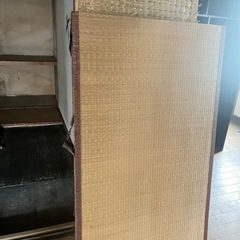 古建具 木製ドア＆襖 無料 譲ります（DIY・リメイク素材／旭川市内）の画像