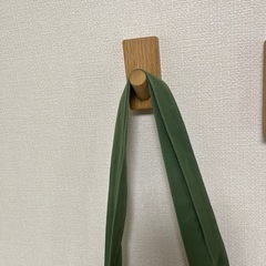 アクセント／トートバッグ　カーキ系　グリーンの画像