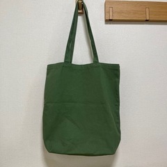 アクセント／トートバッグ　カーキ系　グリーンの画像