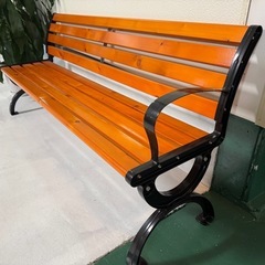 木製ベンチ　美品の画像