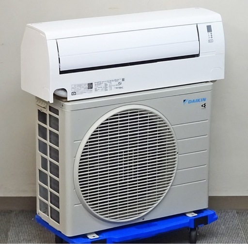 (46)DAIKIN【AN22ZCBKS-W】ダイキン 水内部クリーン フィルター自動お掃除 室内機コンパクトサイズ ルームエアコン おもに6畳用 2022年製 取付販売