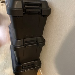 トランクカーゴ 収納ボックス 50L 黒 3個セットの画像