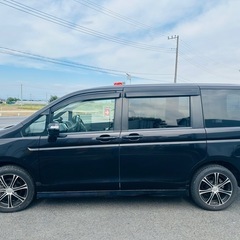 ホンダ 平成22年4WDステップワゴン スパーダ 2年車検付き14万km 8人乗の画像