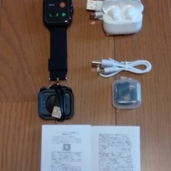 🉐格安多機能スマートウォッチ＆ワイヤレスイヤホンセット❣️の画像