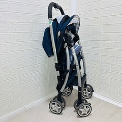 🉐格安　簡易清掃済み！✨　aprica ラクーナ　ハイシート　オート四輪　両対面式！　メッシュ　　　の画像