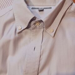 ☆UNIQLOボタンダウンシャツ☆水色の画像