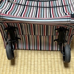 キャスター エコバッグ ショッピングカート キャリー 大容量 軽量 折りたたみ式の画像