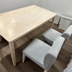 美品　140cm 4人用ダイニングテーブルセット ソファダイニング[幅140]  LOWYAの画像
