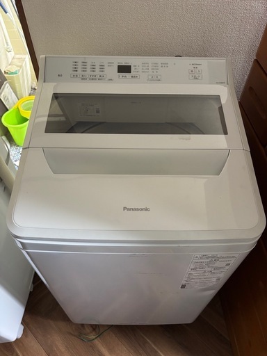 Panasonic 自動洗濯機　8kg NA-FA80H9
