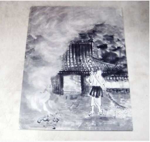 日本画　色紙作品まとめて　銘あり　水墨画　山水画　絵画　牡丹　竹と小鳥　山の風景　雪山風景　水彩画　佳詩女　竹　桜　夏山　147ZS