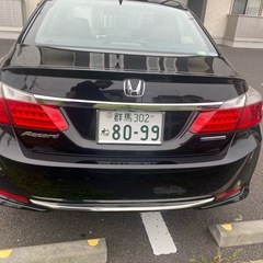 記録簿あり　ツーオーナー　アコードハイブリッド　EX  2013年式　cr6の画像
