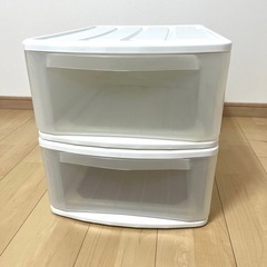 収納ケース 2つセット 積み重ね◯の画像