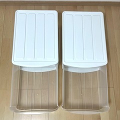 収納ケース 2つセット 積み重ね◯の画像
