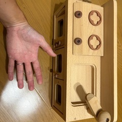 キッチン おもちゃ も木製の画像