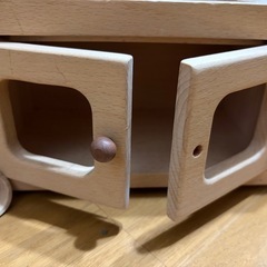 キッチン おもちゃ も木製の画像