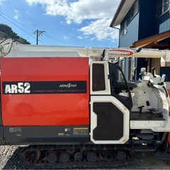 クボタ　4条刈り コンバイン 52馬力 AR52 オーガ グレンタンク パワステ 自動水平　こぎ深さ自動　HST 無段変速　車体上下左右　デバイダー　カッター ディーゼル 稲刈　脱穀　四条　静岡の画像