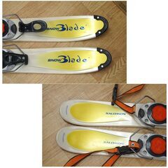 90cm SALOMON スノーブレード ショートスキー ファンスキー snow blade サロモン フランス製 札幌市 清田区 平岡の画像