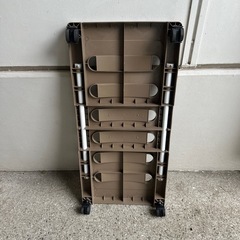 押入れキャスター押入れ台車すのこクローゼット収納　ストーブ収納　押入れラック　の画像