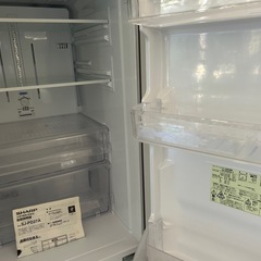 シャーププラズマクラスターノンフロン、271L冷凍冷蔵庫の画像