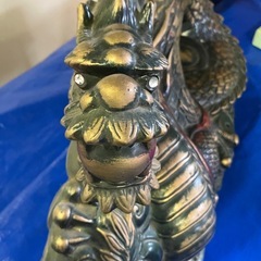 陶器製　布袋様と龍神様のセットの画像