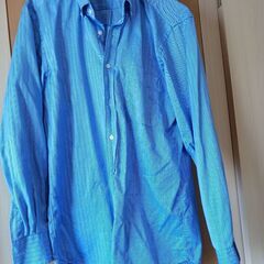 ☆UNIQLOボタンダウンシャツ☆ヘリンボーン柄の画像