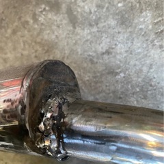 ホンダ　マグナ50  加工品ステンレス製　マフラー　の画像