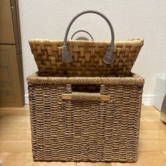 あげます　カゴの画像