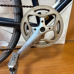 【RALEIGH クロモリ クロスバイク／BROOKSサドル付き】の画像