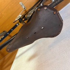 【RALEIGH クロモリ クロスバイク／BROOKSサドル付き】の画像