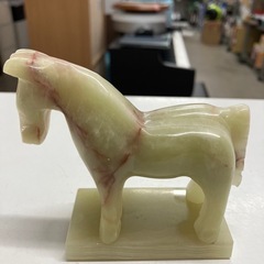 2510-275 馬型 置物 中古美品の画像