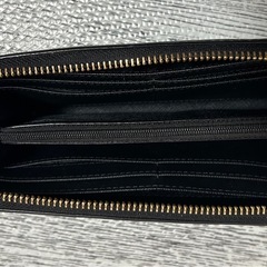 マイケルコース MICHEAL KORS  ブラック レザー 長財布の画像