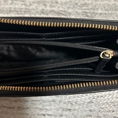 マイケルコース MICHEAL KORS  ブラック レザー 長財布の画像