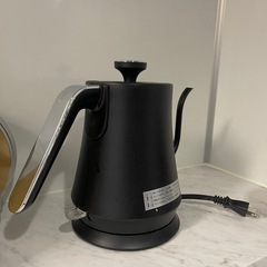 【美品】グースネックケトル KTK-370BK 1.0L ブラックの画像