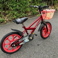 子供　自転車　ディズニー　16インチ　マックイーンの画像