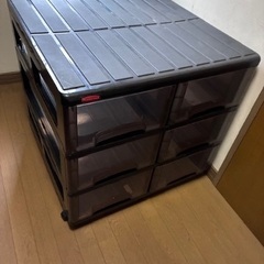 チェスト　3段×2列の画像