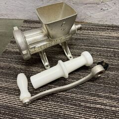 【BONNY MINCER】 ボニーミンサー ミートチョッパー No.12 手動式 肉 魚 挽き 手回し 挽肉 豆すり ミンチ A0618の画像