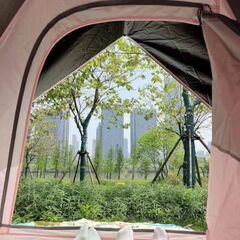 キャンプ用テント、無料プレゼントの画像