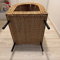 IKEA ウートソッド　ラタン製ドーム型キャットハウスの画像