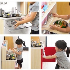 おままごと　キッチン　木製の画像