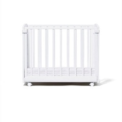 そいねーるADミニ　ベビーベッド ホワイトの画像