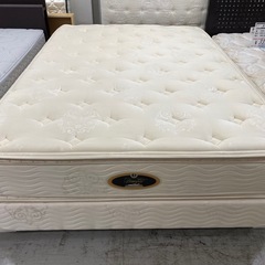 【愛品館 江戸川店 】 スプリングボトムダブルベッド SIMMONS（シモンズ）の画像