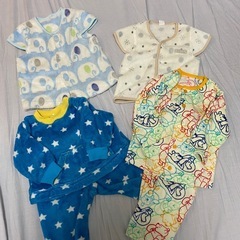 【男の子】80-90サイズ　冬服まとめ売り　17着セット　ニット帽つきの画像