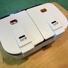 [Shelddi] 炊飯器 ダブルインナー 3合*2 一人暮らし 小型 5合炊き タッチパネル おしゃれ 一人用SDC-060-Wの画像