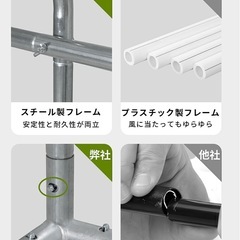 フレームのみ 自転車車庫の画像