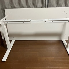 IKEA TROTTEN トロッテン 昇降式デスク　ホワイト　160x80 cmの画像