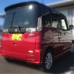 お買い得車‼️スペーシア　カスタム　XSリミテッド　両側パワースライドドア　レーダーブレーキサポート　ナビ　テレビ　バックカメラ　エネチャージ　アイドリングストップ　の画像